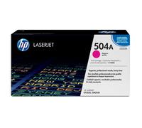 HP CE253A 504A Original LaserJet Toner Cartridge, Magenta, Single Pack