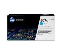 HP 507A Cyan Original LaserJet Toner Cartridge. Black toner page yield: 5000 pages Colour toner page yield: 6000 pages Printing colours: Cyan Quantity per pack: 1 pc(s)