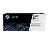 HP 508X High Yield Black Original LaserJet Toner Cartridge. Black toner page yield: 12500 pages Printing colours: Black Quantity per pack: 1 pc(s)