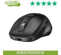 HP 510 Ultra-Fast Rechargeable Wireless Mouse - Black 100% ORIGINAL ⭐⭐⭐⭐⭐