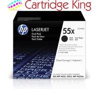 HP CE255XD/55X Toner cartridge black high-capacity twin pack. 2x12.5K
