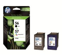 HP 56/57 Combo Pack Ink Cartridge 1 x Colour (Cyan, Magenta, Yellow) 500 Pages