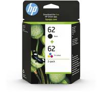 HP 62 Original Black & Tri-colour Ink Cartridges - Twin Pack, Black & Tri-colour