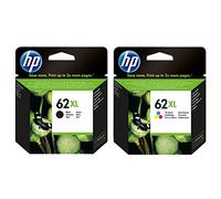 Hewlett Packard 62xl Black and 62xl Colour Combo Pack