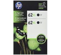 HP 62XL Black Ink Cartridge - C2P05AE TWIN PACK