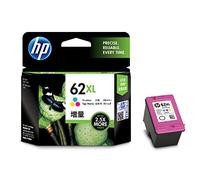 HP 62XL High Yield Tri-colour Original Ink Cartridge Page Yield 415 (P/N C2P07AE)