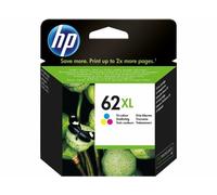 HP 62XL Tri-Colour Original Ink Cartridge - High Yield 415 Pages - C2P07AE