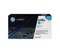 HP 648A Original LaserJet Toner Cartridge Cyan CE261A