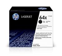 HP 64X High Yield Original LaserJet Toner Cartridge (CC364X), Black, Pack of 1