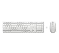 HP 650 Wireless Keyboard and Mouse Combo, White