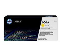 HP CE342A 651A Original LaserJet Toner Cartridge, Yellow, Single Pack