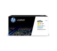 Genuine HP CF452A (655A) Yellow Toner Cartridge Open