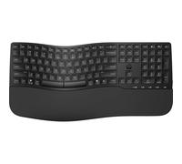 HP 680 Comfort Dual-Mode Keyboard | Adjustable typing angles | Ergonomic shape | Customisable 23 programmable keys Unifying Dongle | Multi-device & OS connectivity | Dedicated MS Copilot Key