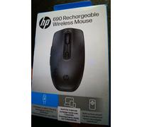 HP 690 Rechargeable Wireless Mouse - Black. Swift pair 3 devices. Multi-surface.