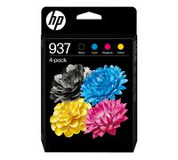 HP 937 CMYK Original Ink Cartridge 4-Pack