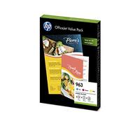 HP 6JR42AE 963 Officejet Value Pack, Cyan/Magenta/Yellow, Multipack