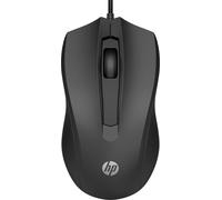 HP 6VY96AA#ABB HP 100 Mouse Corded Optical Black 3 Buttons 1600 dpi