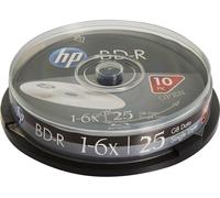 HP 6x Speed BD-R Blank Blu-ray Discs - Pack of 10