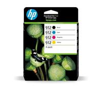 HP 912 4-pack Black/Cyan/Magenta/Yellow Original Ink Cartridges