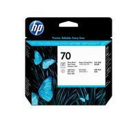 HP 70 - C9407A - 1 x Light Grey, 1 x photo Black - Printhead - For DesignJet T1120, Z2100, Z3100, Z3200, Z5200, Photosmart Pro B8850, Pro B9180