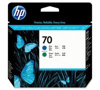 HP 70 - C9408A - 1 x Blue, 1 x Green - Printhead - For DesignJet Z2100, Z2100 GP, Z3100, Z3100 GP, Z3100ps GP, Z3200, Z3200ps, Z5200 PostScript