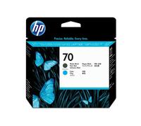 HP 70 Matte Black and Cyan Printhead HP DesignJet Z2100 Photo Printer; HP DesignJet Z5200 PostScript Printer; Photosmart Pro B9180... Thermal inkjet Black Cyan C9404A Singapore 143 mm