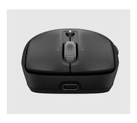 HP 700 Rechargeable Wireless Mouse Ambidextrous RF Wireless + Bluetooth 6000 DPI Black