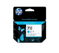HP 711 CZ134A 3-Pack Cyan 29-ml Genuine HP Ink Cartridge with Original HP Ink, for HP DesignJet T120, T125, T130, T520, T525, T530 Large Format Plotter Printers and HP 711 DesignJet Printhead