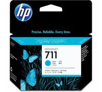 HP 711 Cyan Original Ink Cartridges 3-Pack
