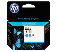 HP 711 CZ130A Cyan 29-ml Genuine HP Ink Cartridge with Original HP Ink, for HP DesignJet T120, T125, T130, T520, T525, T530 Large Format Plotter Printers and HP 711 DesignJet Printhead
