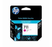 HP CZ131A Original HP 711 Magenta Ink Cartridge - CZ131 Designjet Ink, 29ml