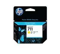 HP CZ132A 711 29 ml Ink Cartridge for Designjet T120/T520 Large Format Inkjet Printers - Yellow