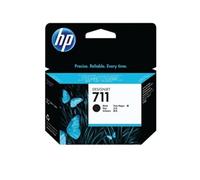 HP 711 DesignJet Ink Cartridge 80-ml Black CZ133A