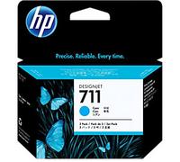 HP 711 Original Ink Cartridge CZ134A Cyan Pack of 3 Multipack