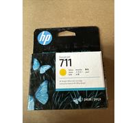 HP 711 Yellow Ink Cartridge CZ132A - Expiry Nov 2026
