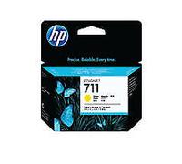 HP 711 Original Ink Cartridge CZ136A Yellow Pack of 3 Multipack