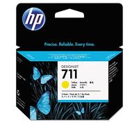 HP Original Ink Suitable for DesignJet T 520 711 CZ136A - 3 x Premium Printer Cartridge - Yellow - 3 x 29 ml