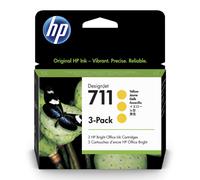 HP 711 Yellow Standard Capacity Ink Cartridge Multipack 3 x 29 ml (Pack 3) - CZ136A