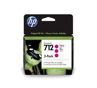HP 712 3ED78A 3-pack Magenta 29-ml Genuine HP Ink Cartridge with Original HP Ink