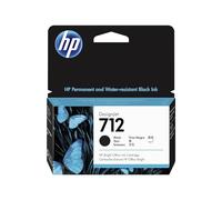 HP 3ED70A Original HP 712 Black Ink Cartridge - 3ED70A Designjet Ink, 38ml