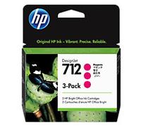 HP 712 DesignJet Ink Cartridge 3ED78A 29 ml Magenta Pack of 3