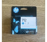 HP 712 Cyan 29ml Ink Cartridge Genuine