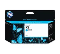 HP 72 C9371A Cyan 130-ml Genuine HP DesignJet Ink Cartridge with HP Ink, for T2300 eMFP, T1300, T1200, T1120, T1100, T1100 MFP, T795, T790, T770, T620, T610 & T600 Large Format Plotter Printers