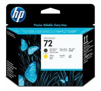 HP 72 Matte Black and Yellow DesignJet Printhead (C9384A)