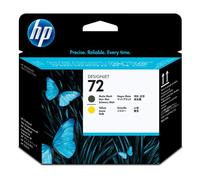 HP 72 Matte Black & Yellow Printhead