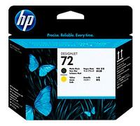 HP 72 Original Printhead C9384A Matte Black, Yellow
