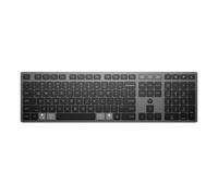 HP 720 Multi-Device Rechargeable Wireless Keyboard | Ultra-fast Rechargeable Supercapacitor | 2 Months of Usage from a 3-Minute Charge | 22 Programma