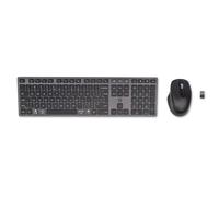 HP 720 Multi-Device Rechargeable Wireless Keyboard and Mouse Combo | Ultra-fast Rechargeable Supercapacitor | Up to 2 Months of Usage from a 3-Minute Charge | 2.4GHz Wireless and Bluetooth | Black