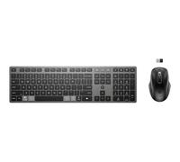HP 725 - Tastatur & Mouse Set - English - Grey