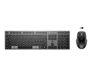 HP 725 - Tastatur & Mouse Set - English - Grey